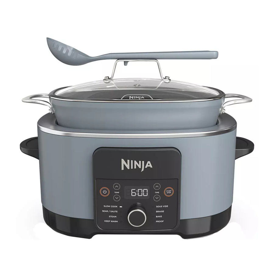 Ninja Foodi POSSIBLECOOKER PRO, MC1001COMB - Multi-Cooker Manual