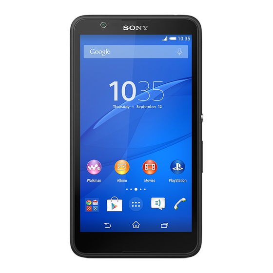 Sony Xperia E4 E2104 Manuals