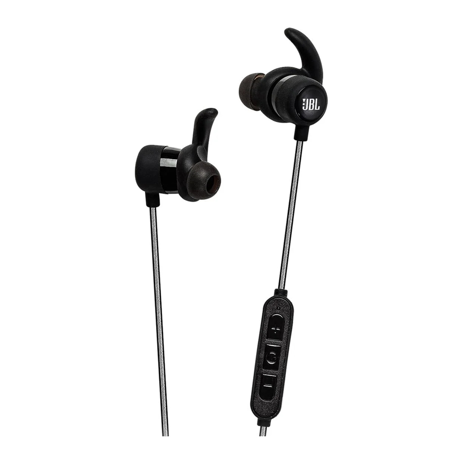 JBL Reflect Mini BT Quick Start Manual