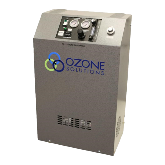 Ozone Solutions TS Series Installation & Operation Manual