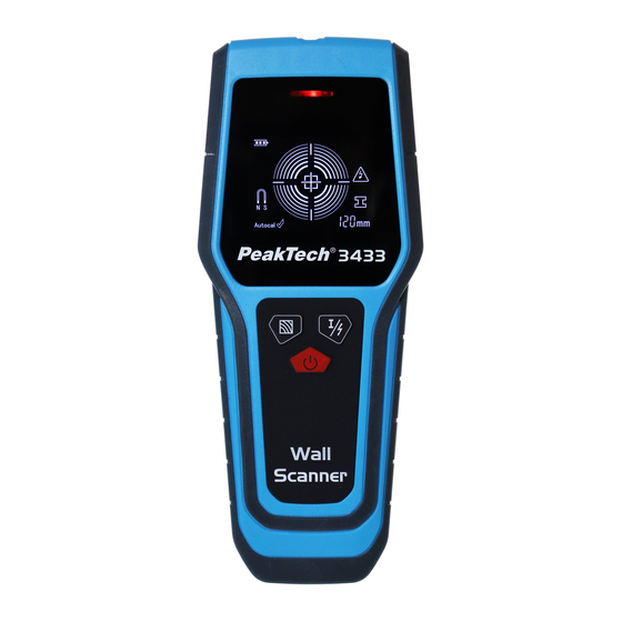 PeakTech 3433 Operation Manual