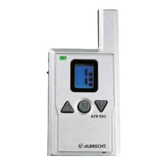 ALAN Electronics ATR 100 Tour Manual