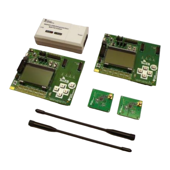 Texas Instruments CC1120 Quick Start Manual