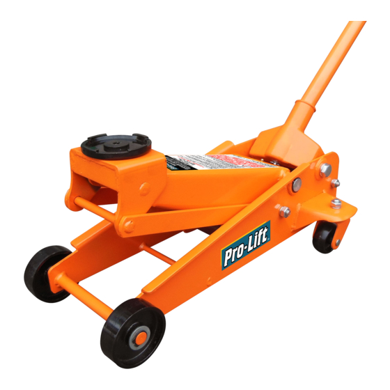 Pro-Lift G2000SA Owner's Manual