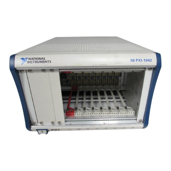 National Instruments PXI-1042HVDC Installation Manual