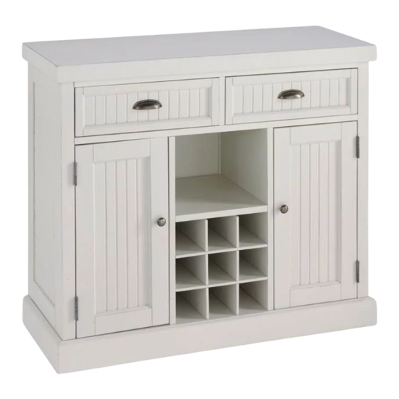 Home Styles Nantucket Buffet 88 5022 611 Manual