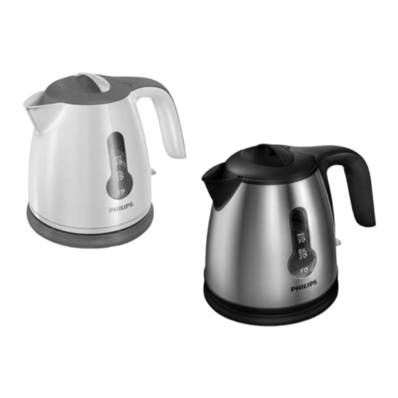 Philips HD4618 Mini Electric Kettle Manuals
