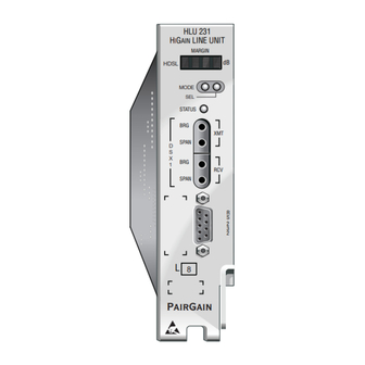PairGain HIGAIN-2 HLU-611 Manual