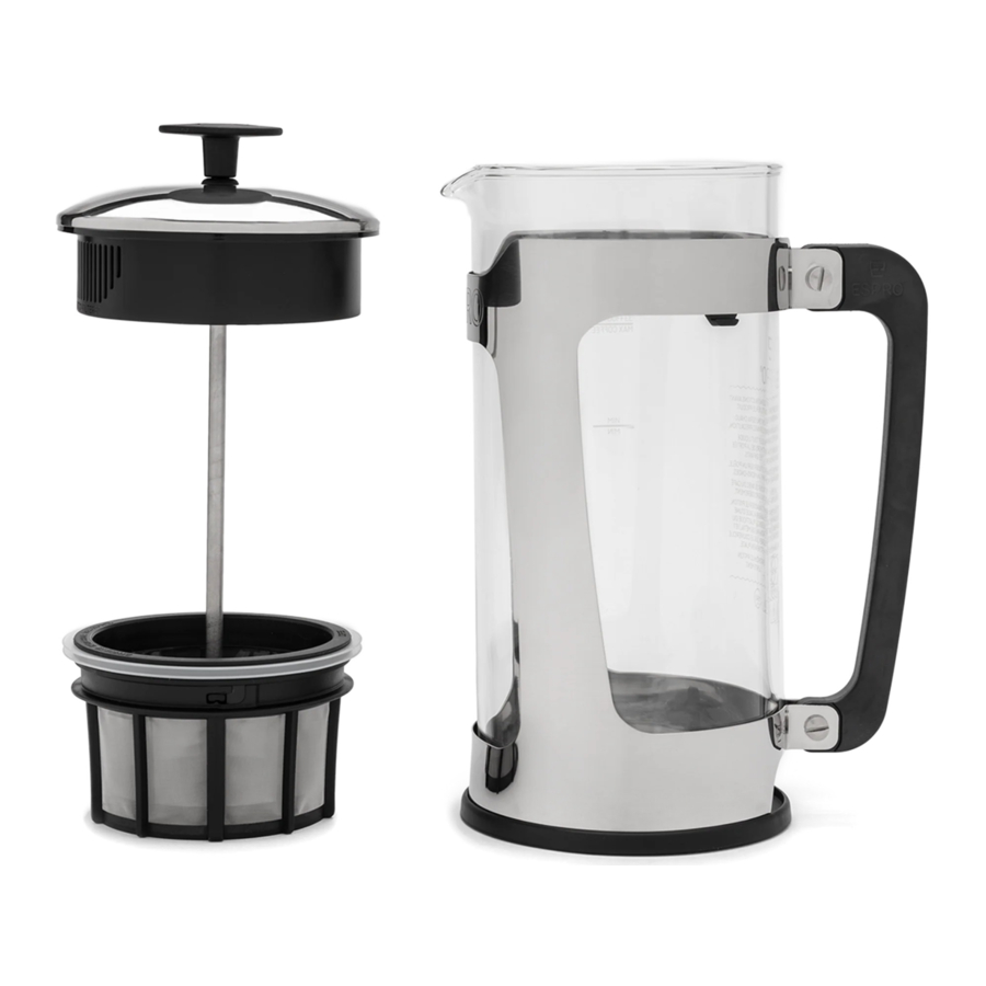 ESPRO P3, P5 - Press For Tea Manual
