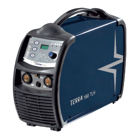 voestalpine bohler welding TERRA 180 TLH Instruction Manual