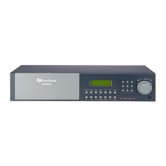 EverFocus edsr900 Quick Reference