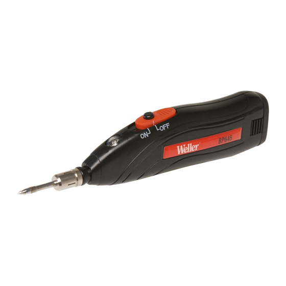 Weller BP645 User Manual