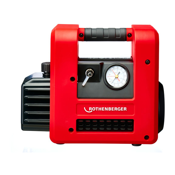 Rothenberger ROAIRVAC R32 1.5 Instructions For Use Manual