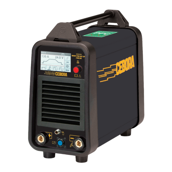 Cebora WIN TIG AC-DC 180 M Instruction Manual