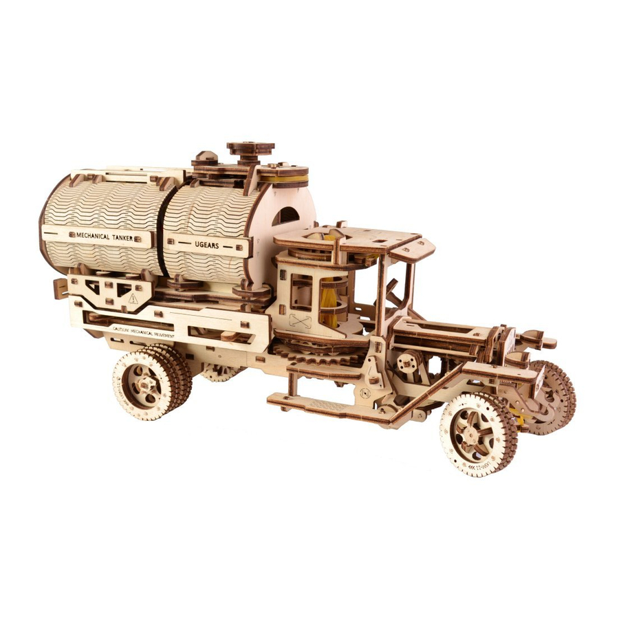 UGEARS Tanker Assembly Instructions Manual