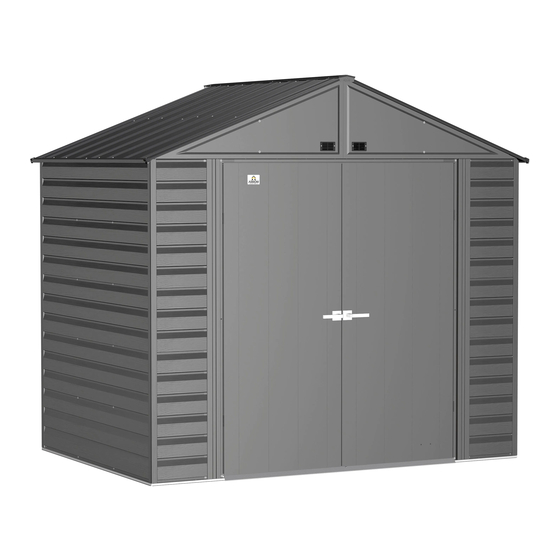 Arrow Storage Products SCG86CC Owner's Manual & Assembly Manual