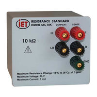 iET SRL-1K -TC Operation Manual