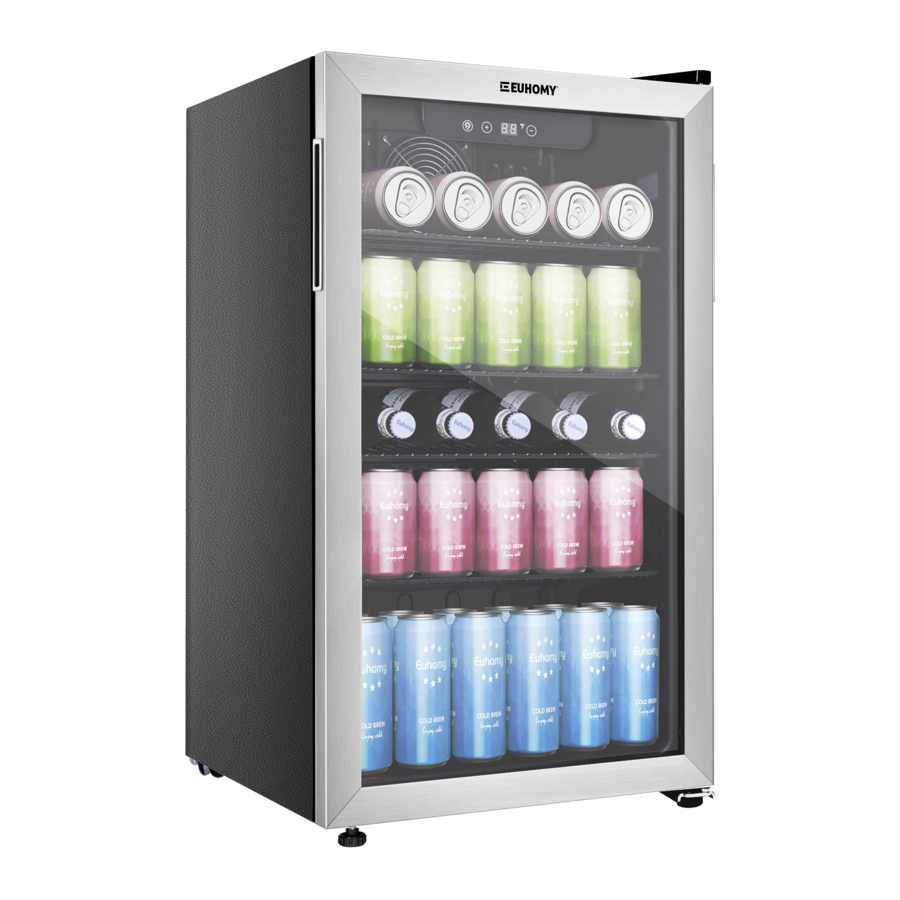 EUHOMY BR-110, BR-110H - Beverage Refrigerator Manual