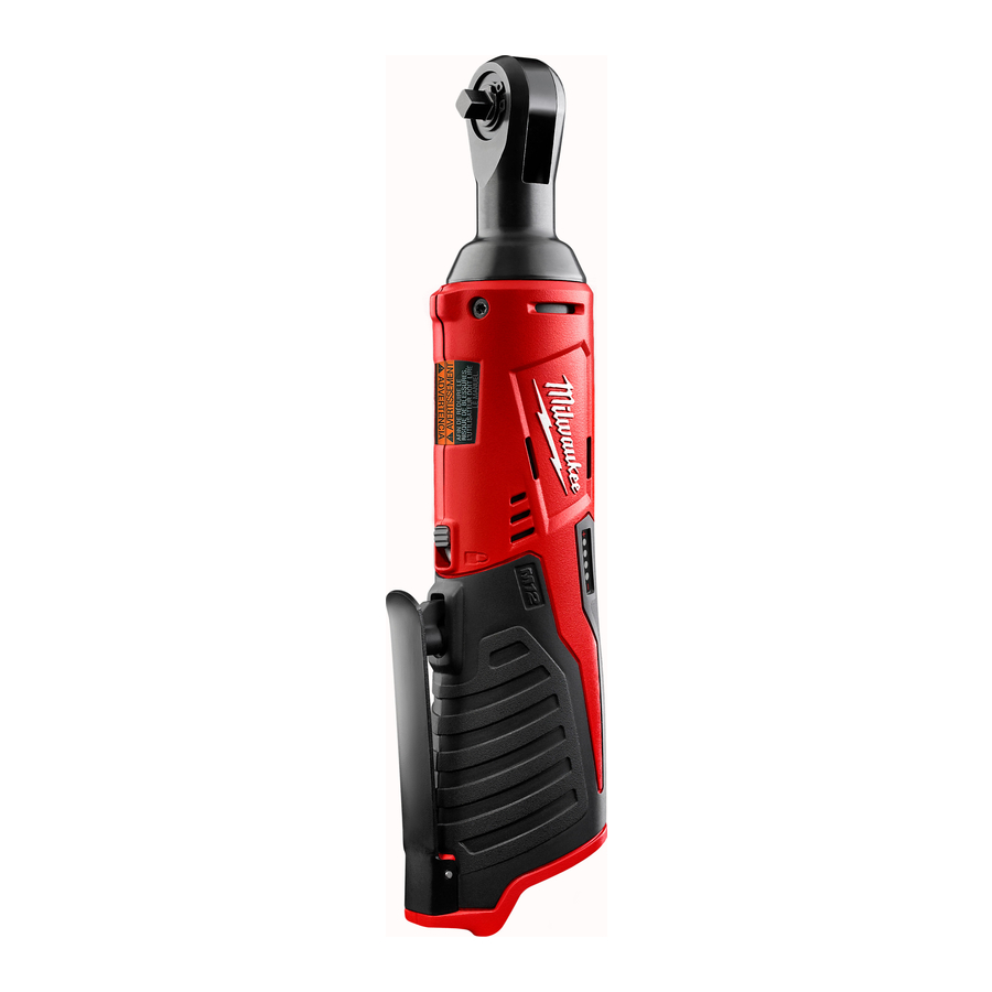 Milwaukee M12 2456-20, M12 2457-20 Manual