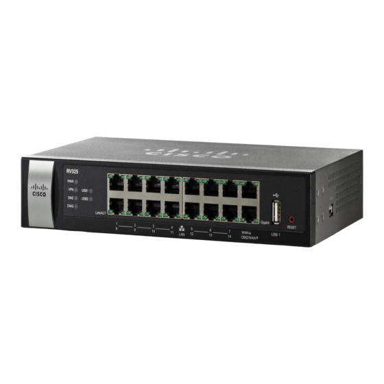 Cisco RV320 Brochure & Specs