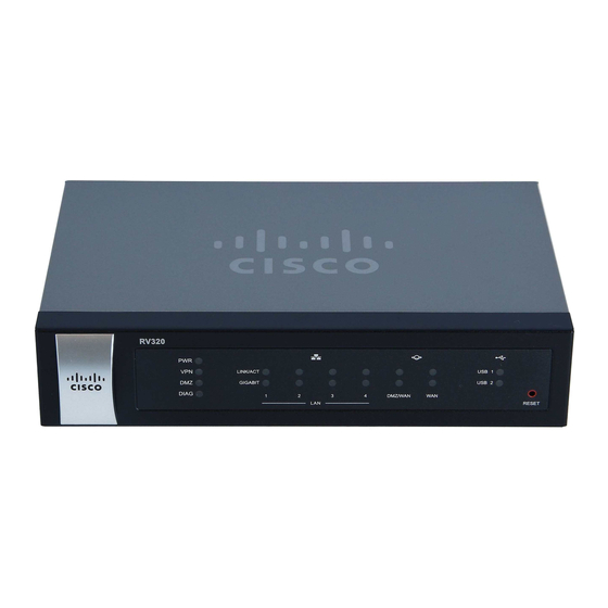 Cisco RV320 Administration Manual