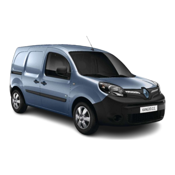 Renault KANGOO Z.E Driver's Handbook Manual