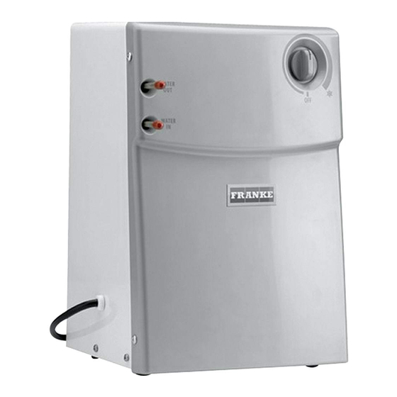 Franke KER1P Installation Instructions And User Manual