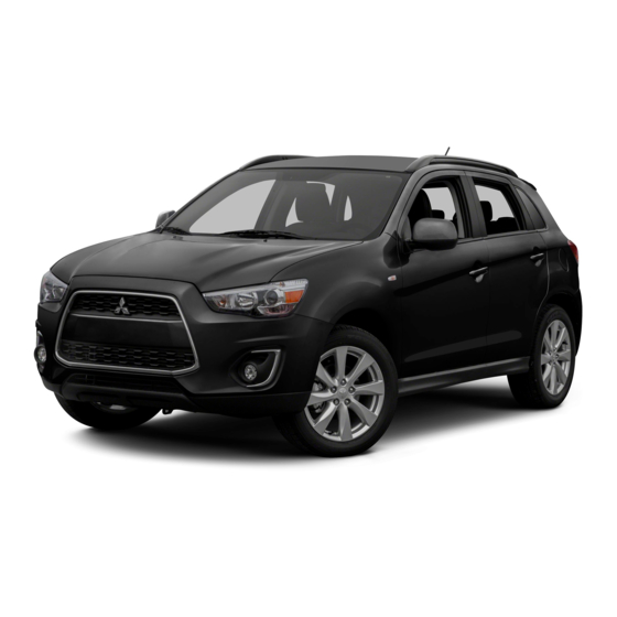 Mitsubishi outlander sport Manuals
