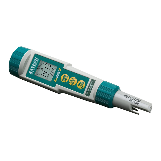 Extech Instruments ExStik EC500 User Manual