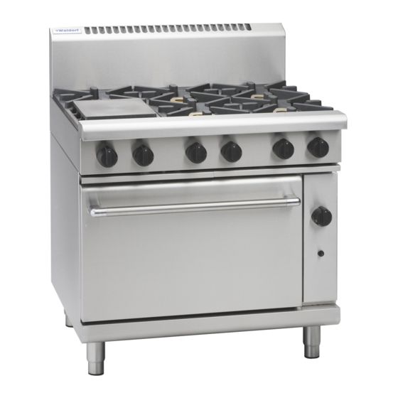 Waldorf RN8610G Series Installation And Operation Manual