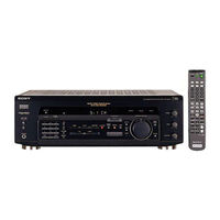 Sony STR-DE335 - Fm Stereo/fm-am Receiver Operating Instructions Manual
