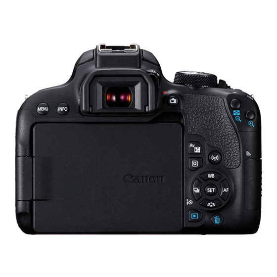 Canon 800D Quick Start Manual