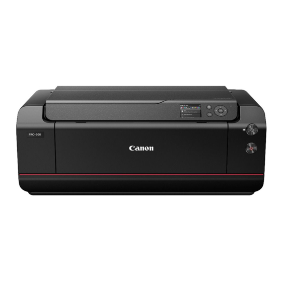Canon PRO-500 Series Online Manual