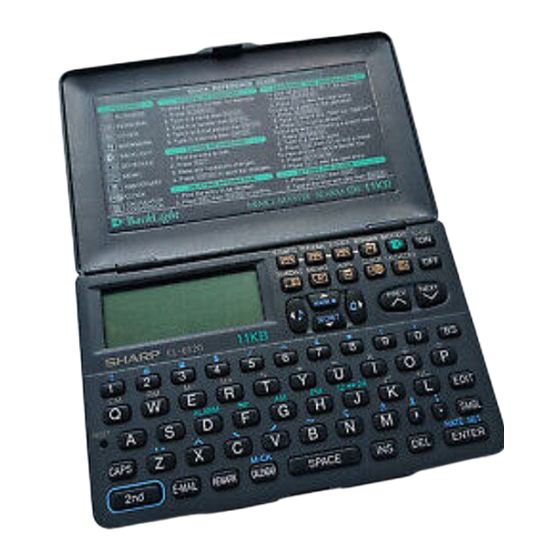 Sharp EL-6520 Operation Manual