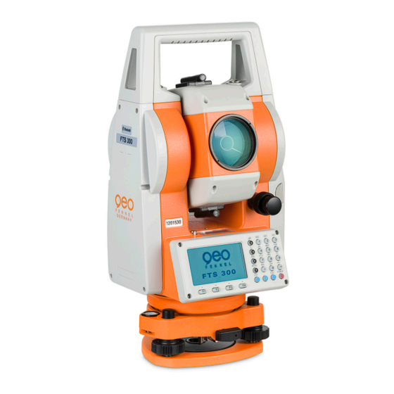 geo-FENNEL TOTALSTATION FTS 300 User Manual