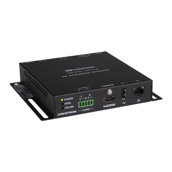 Crestron DigitalMedia Room Controller DM-RMC-100 Operations & Installation Manual
