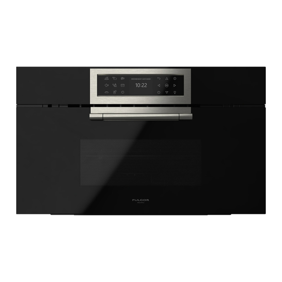 Fulgor Milano FCLSO 7510 TEM Instructions For Installation And Use Manual