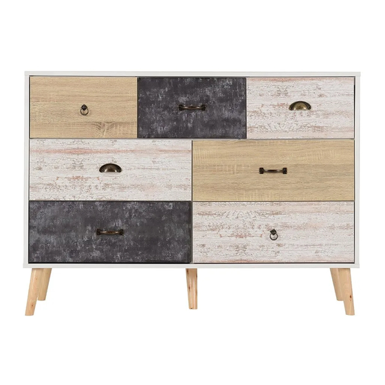 Seconique NORDIC MERCHANT CHEST Assembly Instructions Manual