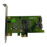 Siig SATA II PCIe RAID Quick Installation Manual