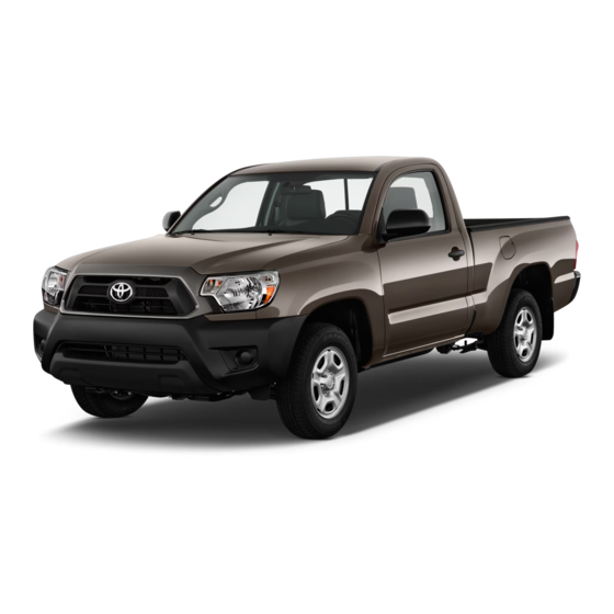 Toyota Tacoma 2014 Quick Reference Manual