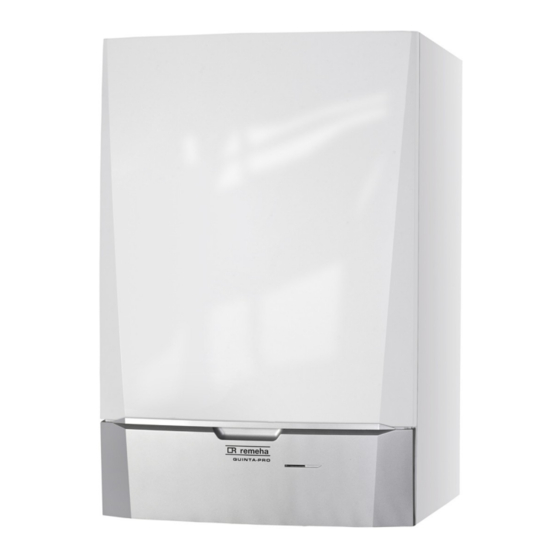 REMEHA Quinta Pro 30 Installation And Service Manual