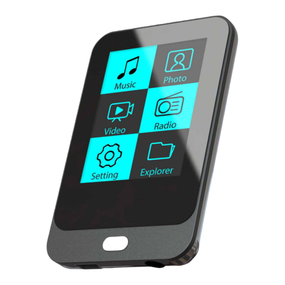 Coby MP820 Quick Start Manual