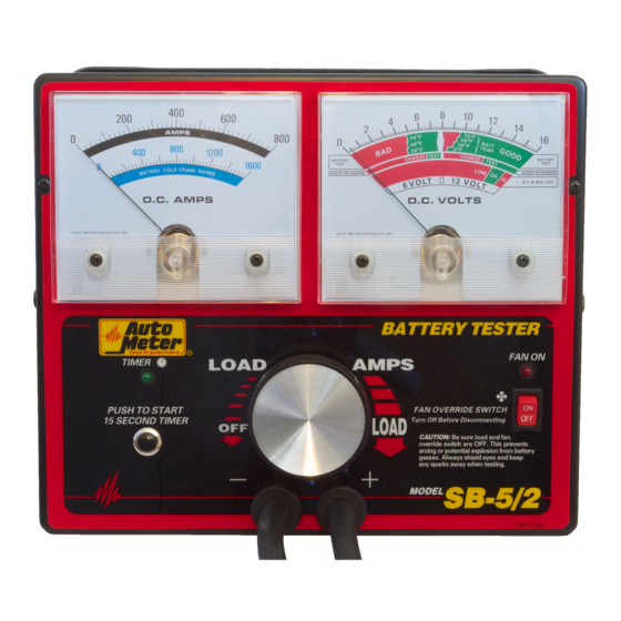 Auto Meter SB-5 Instruction Manual