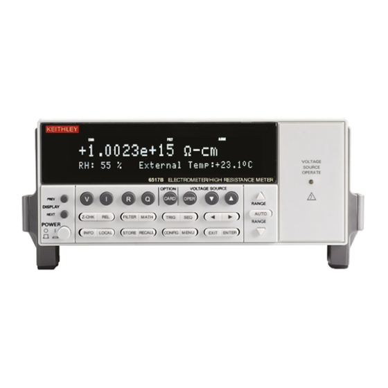 Keithley 6517B User Manual