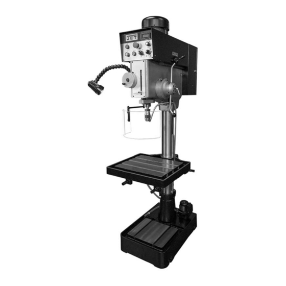Jet JDP20EVST-460-PDF Operating Instructions And Parts Manual