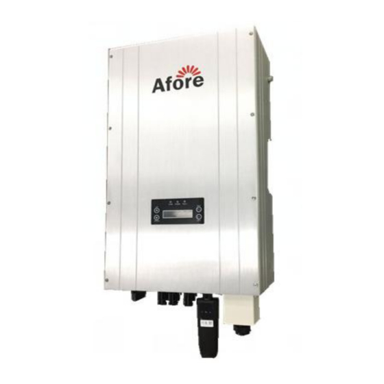 Afore Anybuild BNT KTL Series User Manual