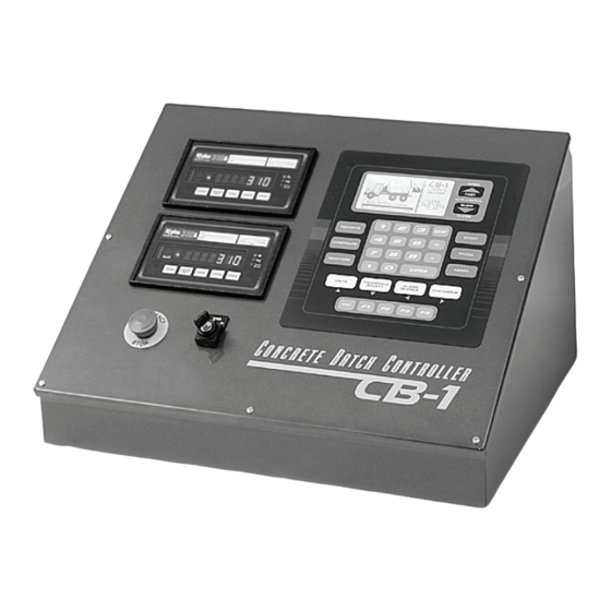 Rice Lake CB-1 Operation Manual