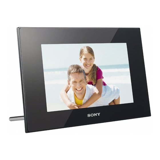 Sony S-Frame DPF-D830 Service Manual