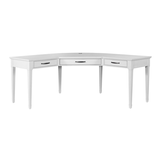 Living Spaces Cromwell Boomerang Desk Assembly Instructions