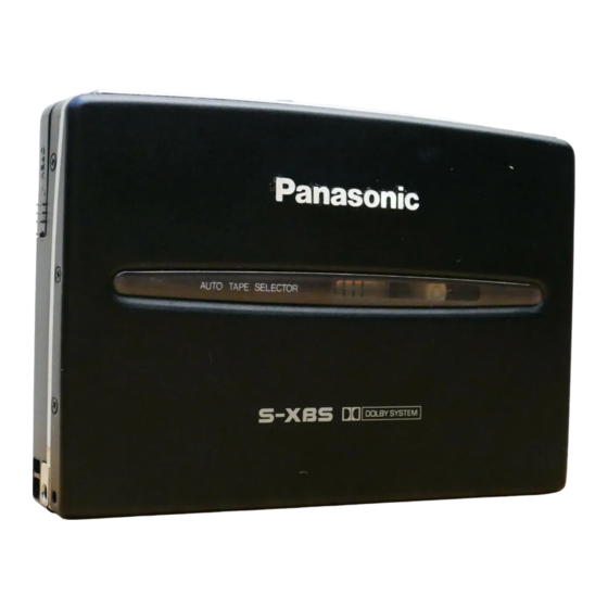 Panasonic RQ-S11 Manuals